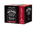 Jack Daniels Tennessee Whiskey & Zero Sugar Cola 12oz 4-Pack Can