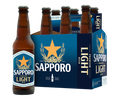 Sapporo Light 12oz 6-Pack Bottle