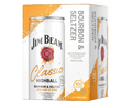 Jim Beam Bourbon & Classic Highball 355ml 4-Pack Can