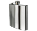 Hip Flask 8oz Silver (No Barcode)